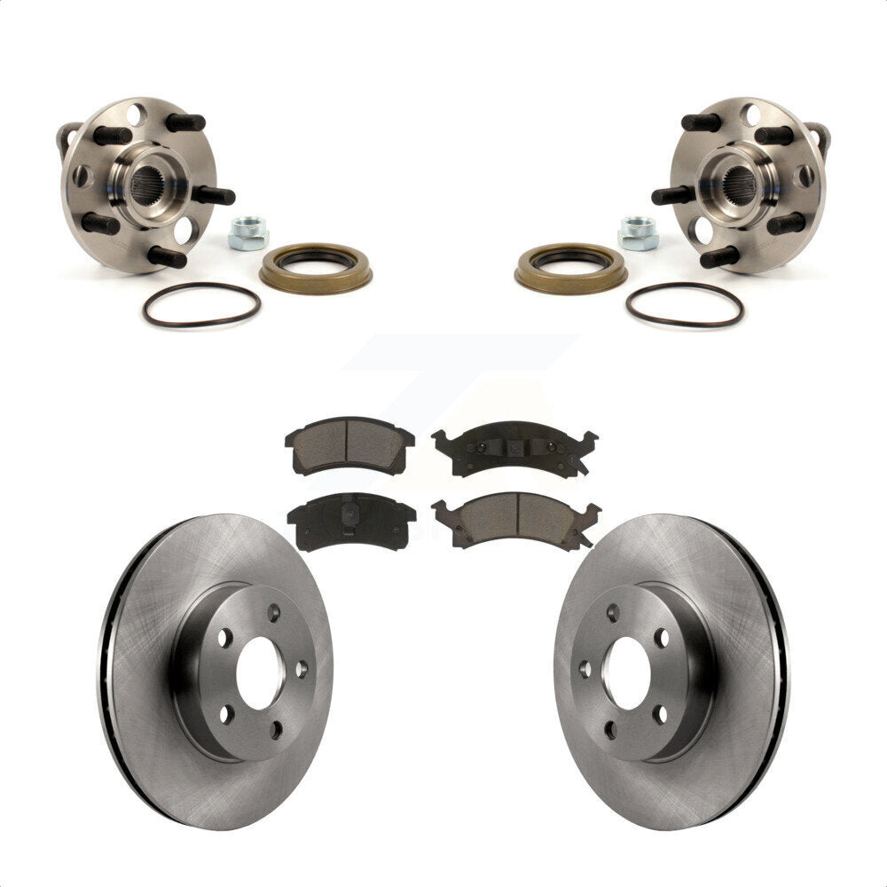 Kit de plaquettes de Rotor de frein, roulement de moyeu avant, pour Chevrolet Cavalier Pontiac Sunfire A