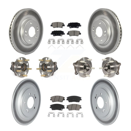 Kit de plaquettes de rotor de frein, roulement de moyeu avant et arrière (10 pièces) pour Kia Sportage Hyunda