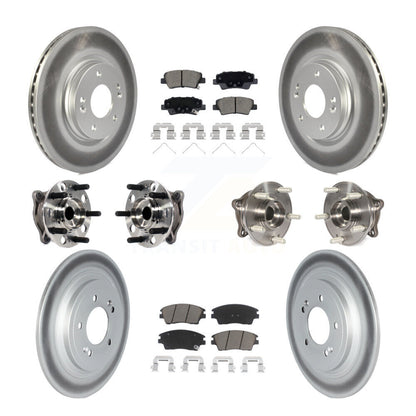 Kit de plaquettes de rotor de frein, roulement de moyeu avant et arrière (10 pièces) pour Kia Sportage Hyunda