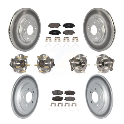 Kit de plaquettes de rotor de frein, roulement de moyeu avant et arrière (10 pièces) pour Kia Sportage Hyunda