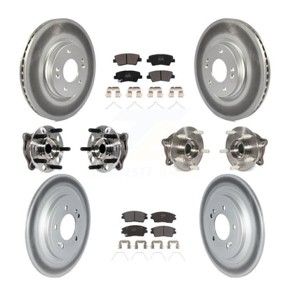 Kit de plaquettes de rotor de frein, roulement de moyeu avant et arrière (10 pièces) pour Kia Sportage Hyunda