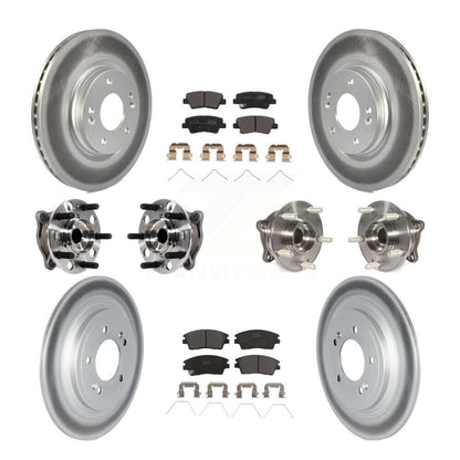 Kit de plaquettes de rotor de frein, roulement de moyeu avant et arrière (10 pièces) pour Kia Sportage Hyunda