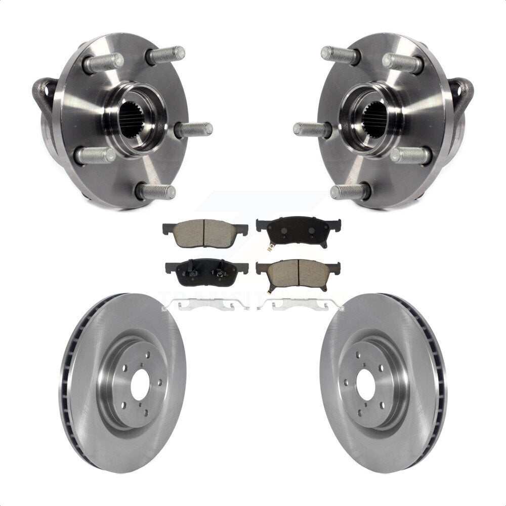 Kit de plaquettes de Rotor de frein à disque, ensemble de roulements de moyeu avant pour Subaru Ascen 2019 – 2023