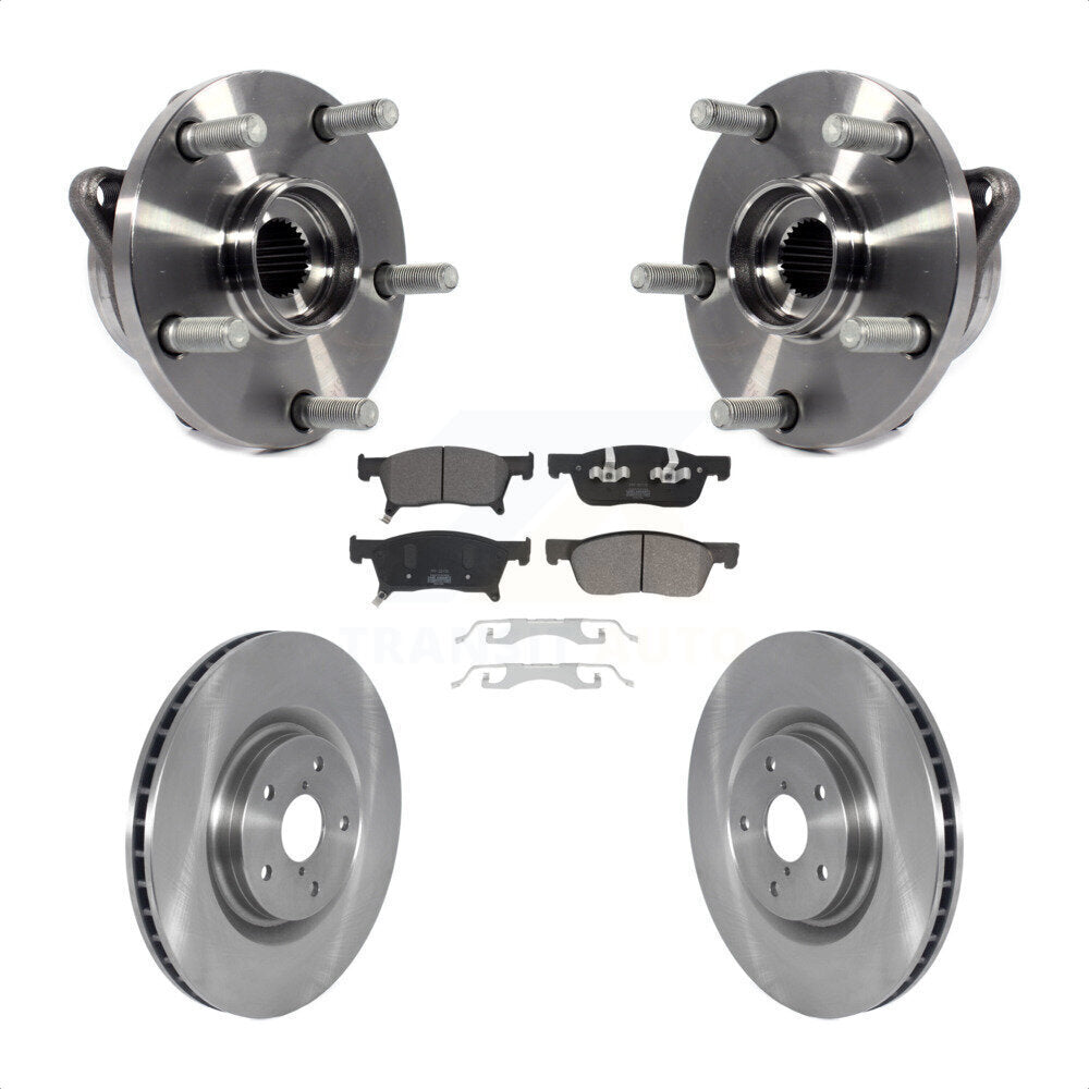 Kit de plaquettes de Rotor de frein à disque, ensemble de roulements de moyeu avant pour Subaru Ascen 2019 – 2023