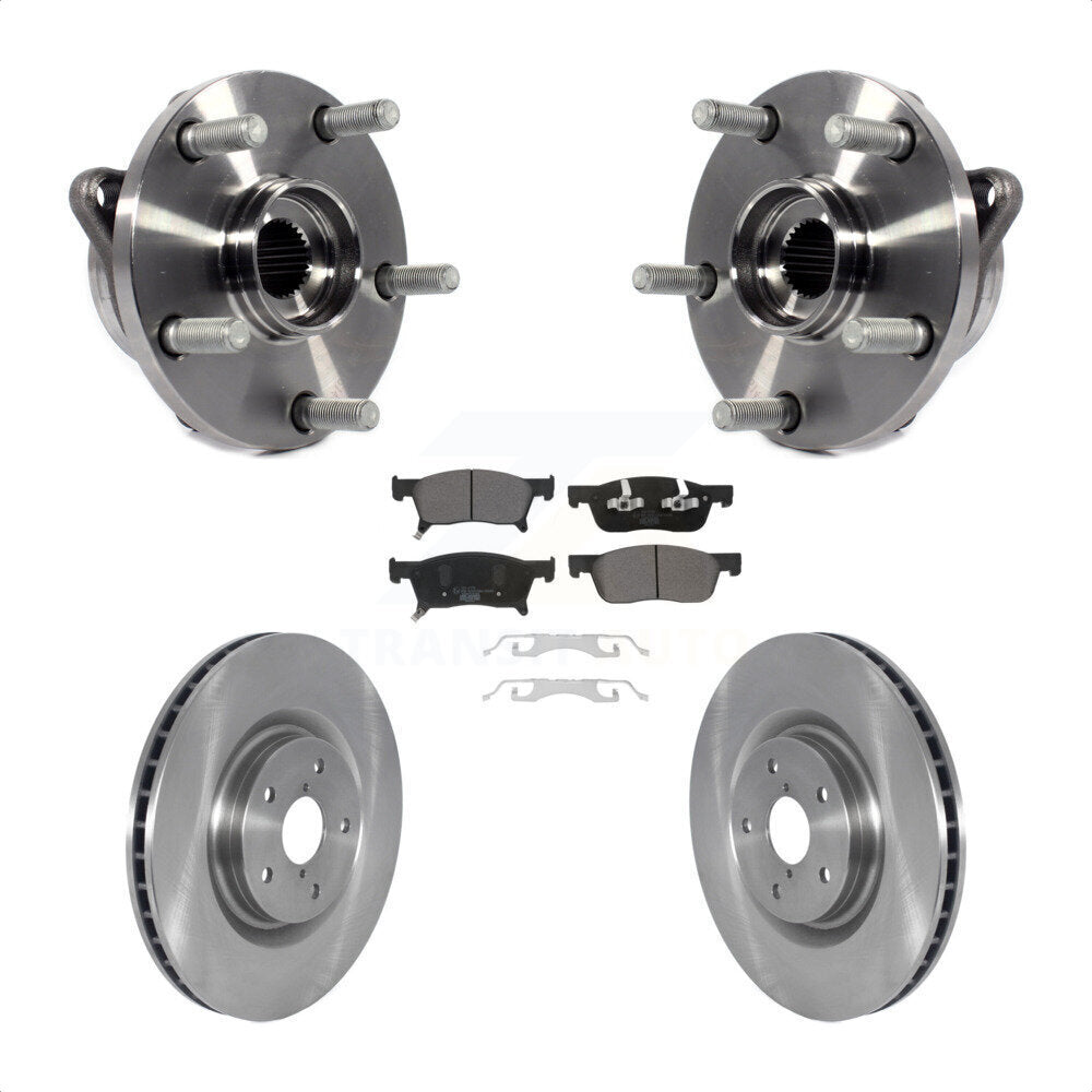 Kit de plaquettes de Rotor de frein à disque, ensemble de roulements de moyeu avant pour Subaru Ascen 2019 – 2023