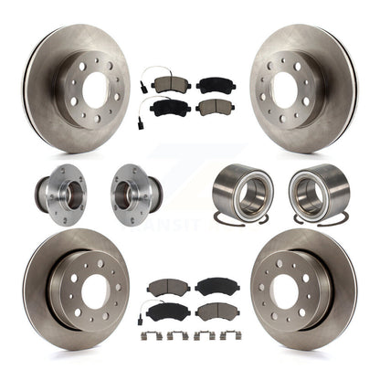Kit de Rotor et plaquettes de frein, roulement de moyeu avant et arrière (10 pièces) pour Ram ProMaster 2500 350
