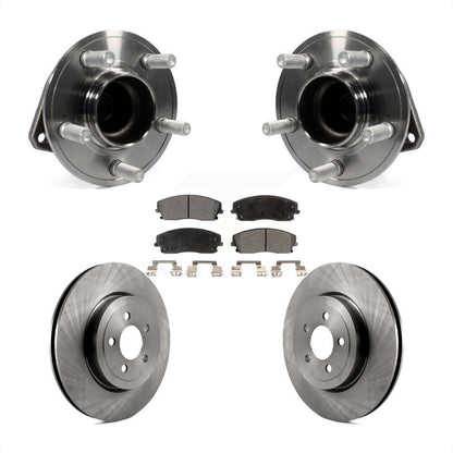 Kit de plaquettes de Rotor de frein, roulement de moyeu avant, pour Dodge Charger RWD 2015 – 2018 avec 3.6