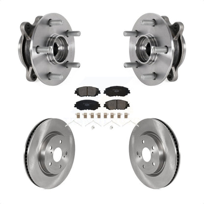 Kit de Rotor et de plaquettes de frein à disque, roulement de moyeu avant, pour Toyota Camry Lexus ES250 Avalo