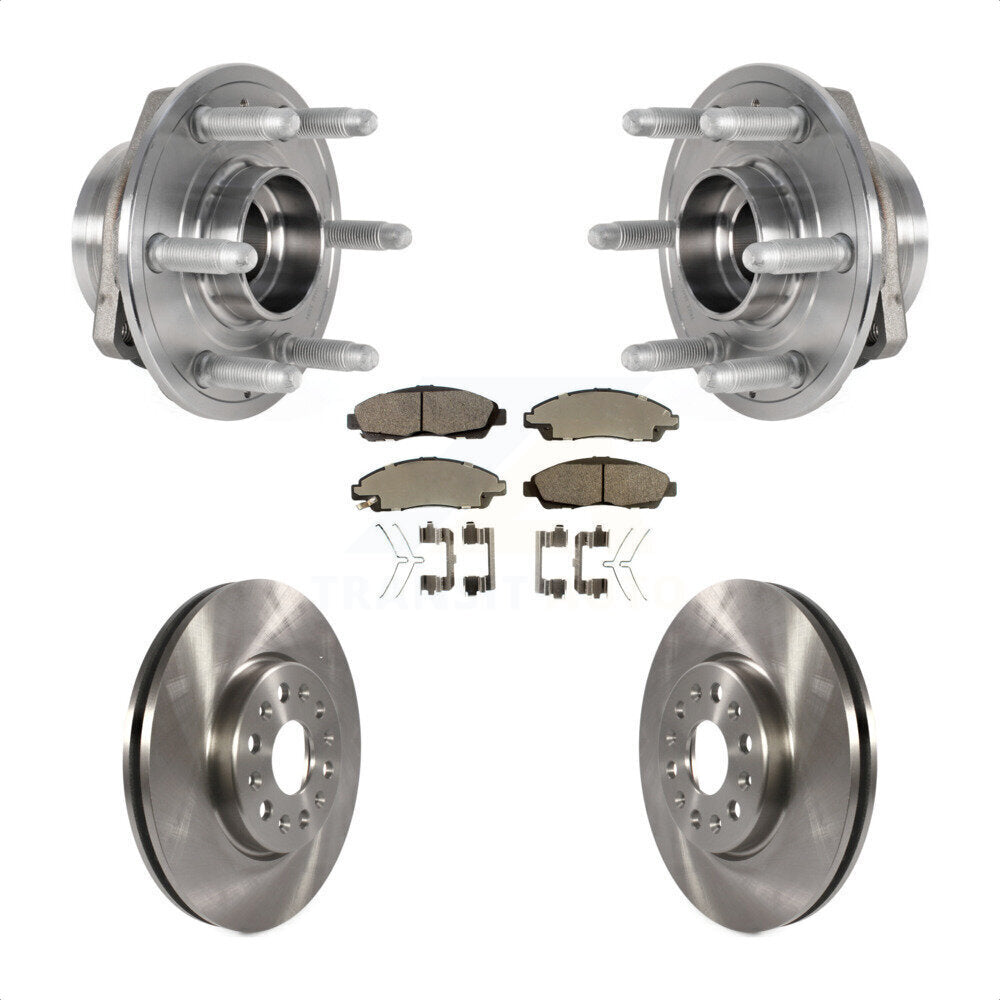 Kit de Rotor et plaquettes de frein, roulement de moyeu avant, pour Chevrolet Traverse GMC Acadia Buic