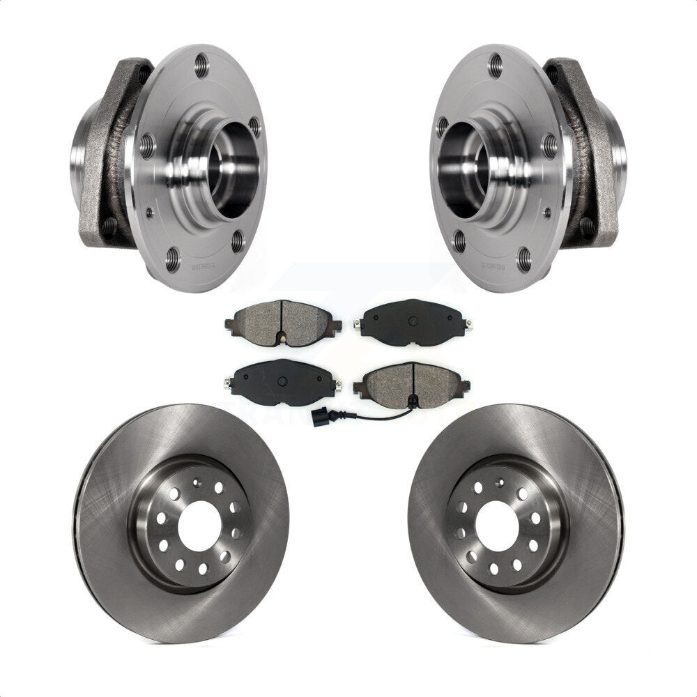Kit de plaquettes de Rotor de frein à disque, ensemble de roulements de moyeu avant, pour Audi A3 Sportback e-tro
