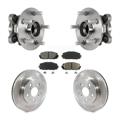 Kit de plaquettes de Rotor de frein à disque, roulement de moyeu avant, pour Toyota Corolla Prius Prime AWD-