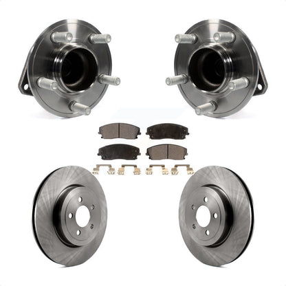 Kit de plaquettes de Rotor de frein, roulement de moyeu avant, pour Dodge Charger RWD 2015 – 2018 avec 3.6