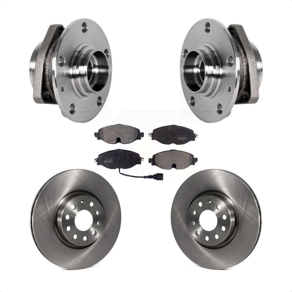 Kit de plaquettes de Rotor de frein à disque, ensemble de roulements de moyeu avant, pour Audi A3 Sportback e-tro