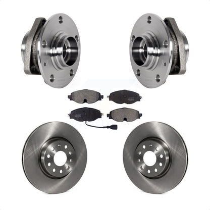 Kit de plaquettes de Rotor de frein à disque, ensemble de roulements de moyeu avant, pour Audi A3 Sportback e-tro