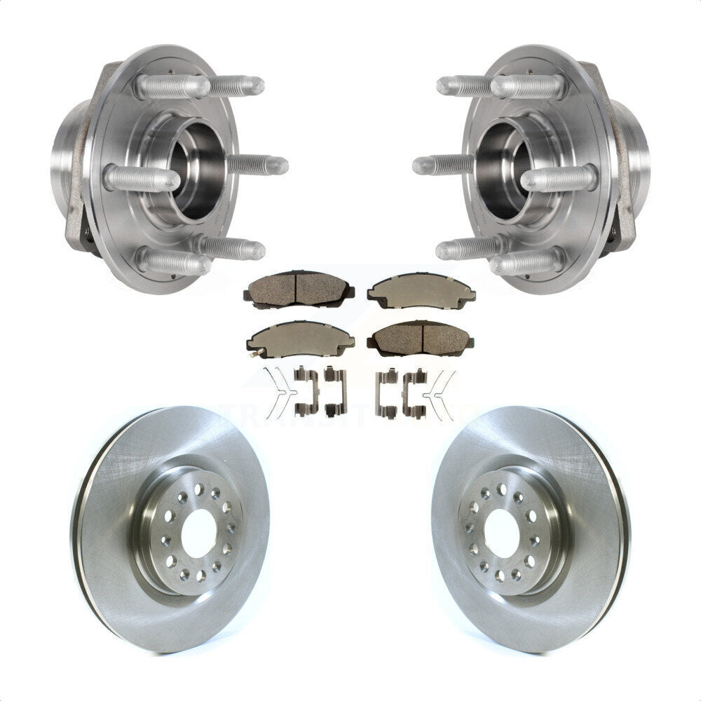 Kit de Rotor et plaquettes de frein à disque, roulement de moyeu avant, pour Cadillac XT5 Buick autoclave XT