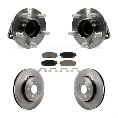 Kit de plaquettes de Rotor de frein, roulement de moyeu avant, pour Dodge Charger RWD 2015 – 2018 avec 3.6