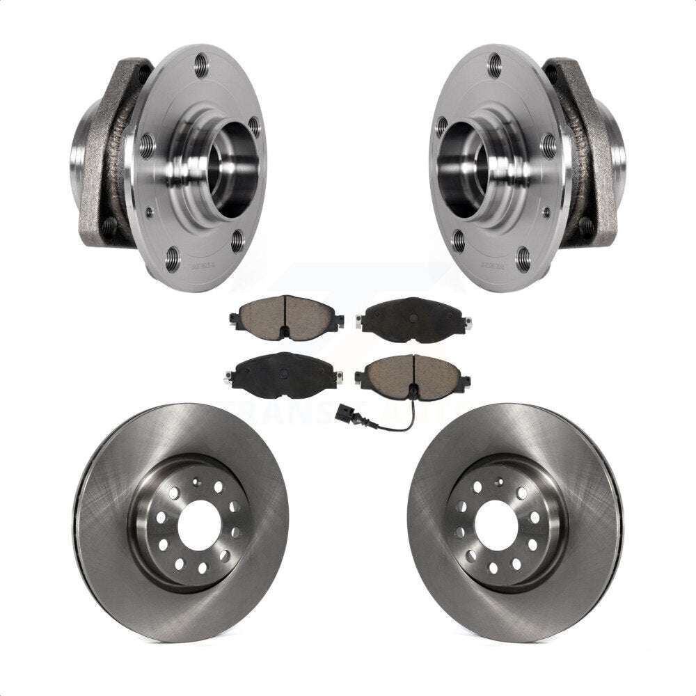 Kit de plaquettes de Rotor de frein à disque, ensemble de roulements de moyeu avant, pour Audi A3 Sportback e-tro