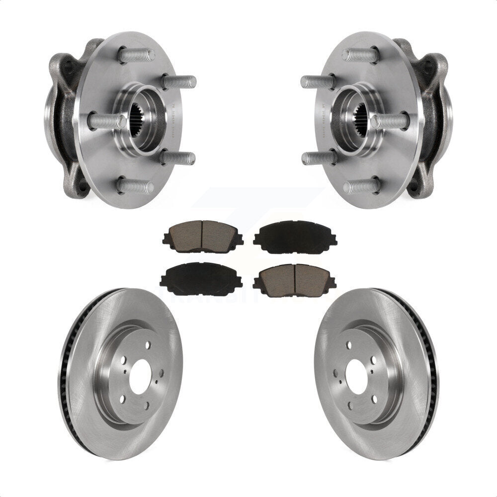 Kit de Rotor et de plaquettes de frein à disque, roulement de moyeu avant, pour Toyota Camry Lexus ES250 Avalo