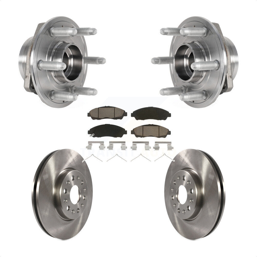 Kit de Rotor et plaquettes de frein, roulement de moyeu avant, pour Chevrolet Traverse GMC Acadia Buic