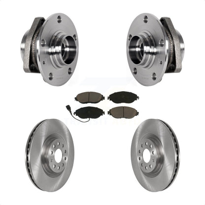 Kit de Rotor et de plaquettes de frein, roulement de moyeu avant, pour Audi S3 avec diamètre pilote de 80mm