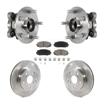 Kit de plaquettes de Rotor de frein à disque, roulement de moyeu avant, pour Toyota Corolla Prius Prime AWD-
