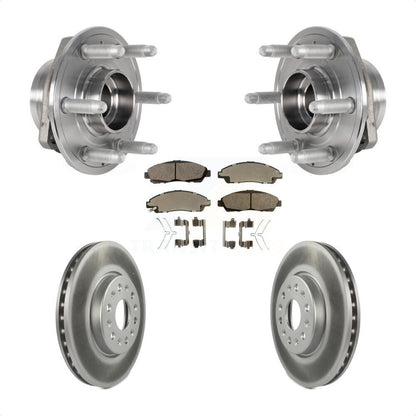 Kit de Rotor et de plaquettes de frein revêtus de roulement de moyeu avant, pour Chevrolet Traverse GMC Acadi