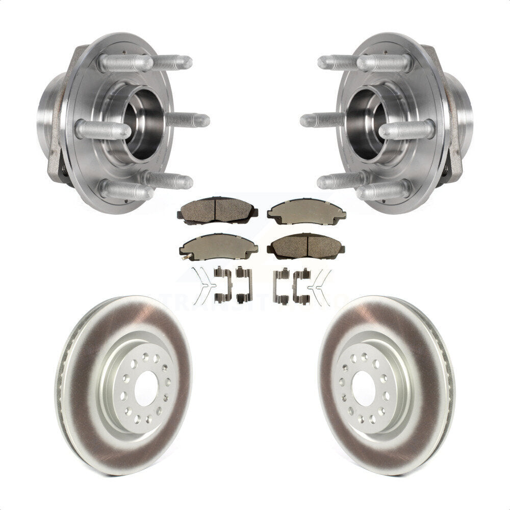 Kit de plaquettes de Rotor de frein enduites de roulement de moyeu avant, pour Cadillac XT5 Buick autoclave XT