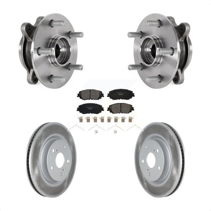 Kit de plaquettes de Rotor de frein enduit de roulement de moyeu avant, pour Toyota Camry Lexus ES250 Avalo