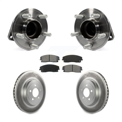 Kit de plaquettes de Rotor de frein, roulement de moyeu avant, pour Dodge Charger RWD 15-18 avec 3.6
