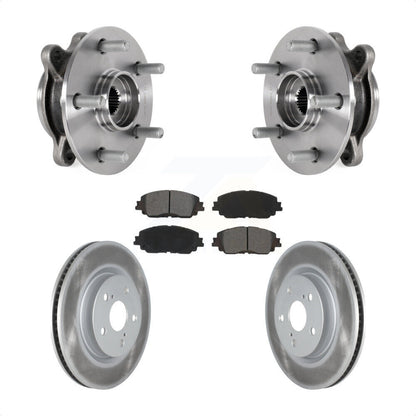 Kit de plaquettes de Rotor de frein enduit de roulement de moyeu avant, pour Toyota Camry Lexus ES250 Avalo