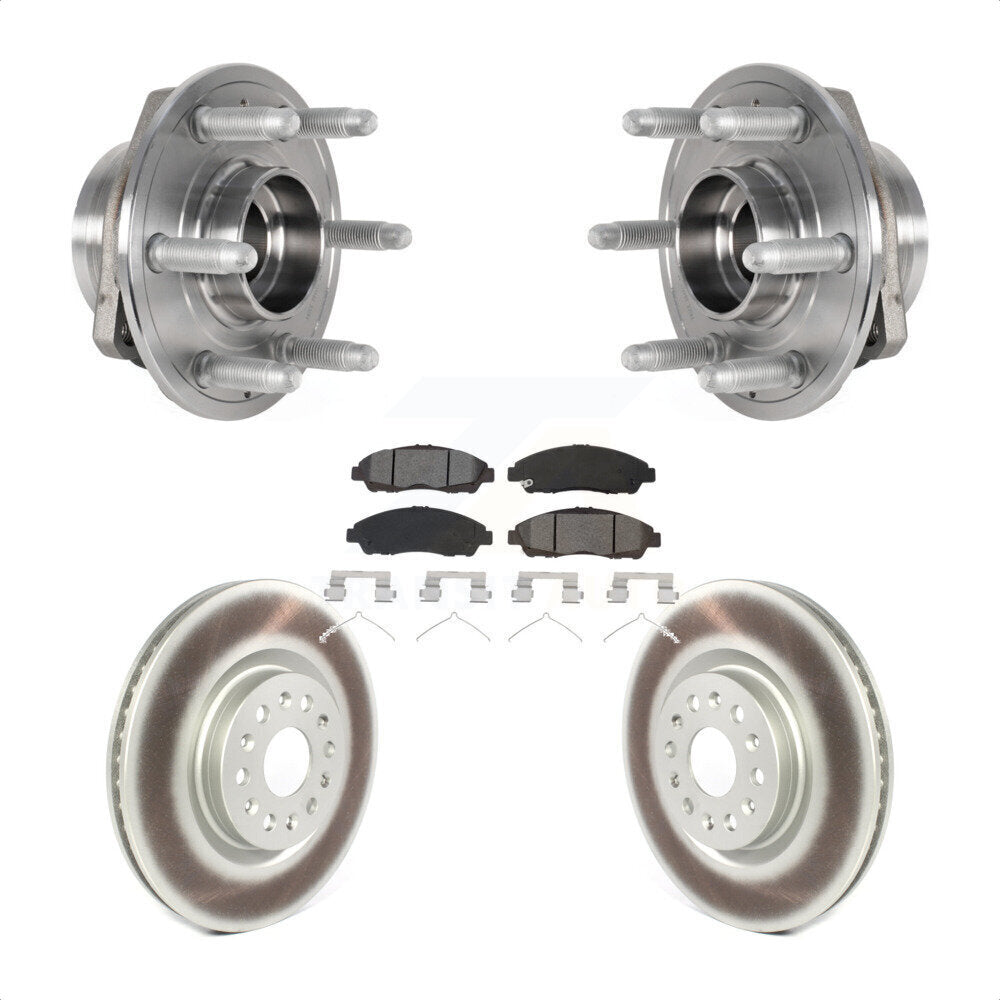 Kit de plaquettes de Rotor de frein enduites de roulement de moyeu avant, pour Cadillac XT5 Buick autoclave XT