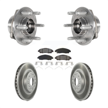 Kit de Rotor et de plaquettes de frein revêtus de roulement de moyeu avant, pour Chevrolet Traverse GMC Acadi