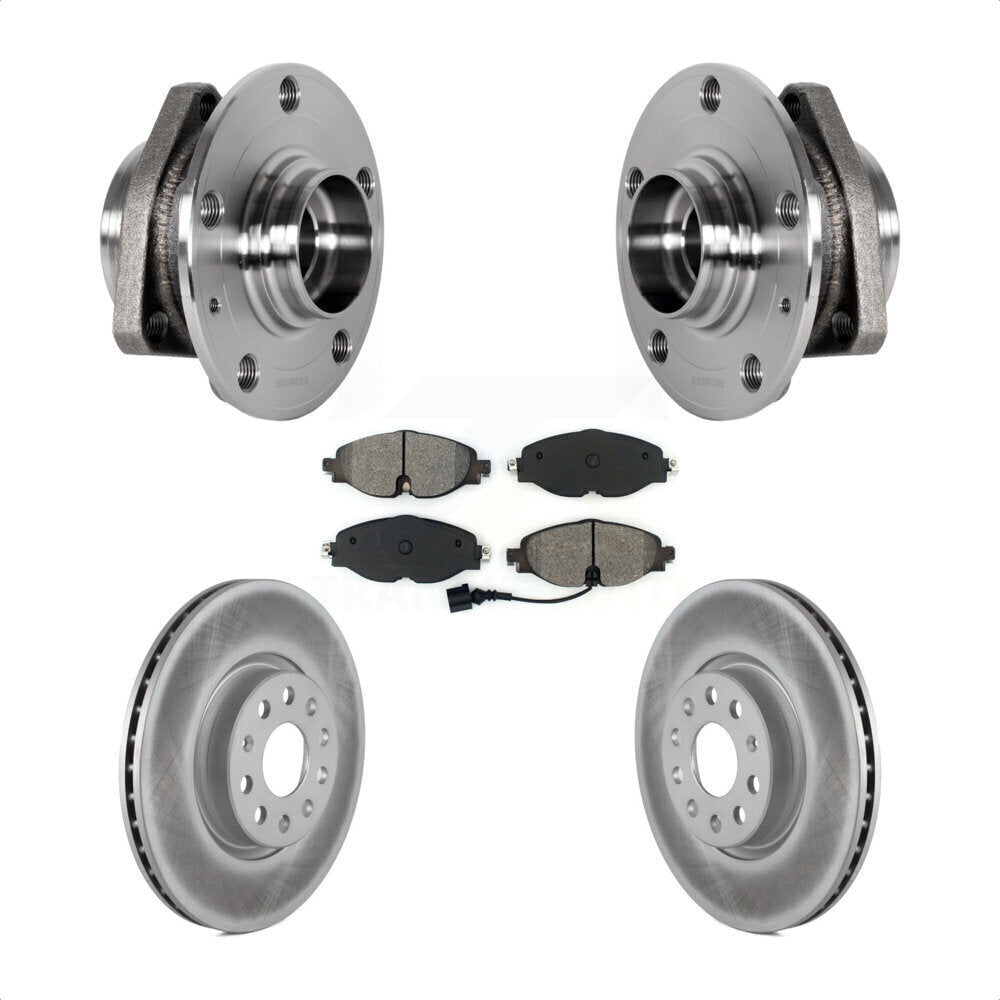 Kit de plaquettes de Rotor de frein, ensemble de roulements de moyeu avant, pour Audi A3 Sportback e-tro