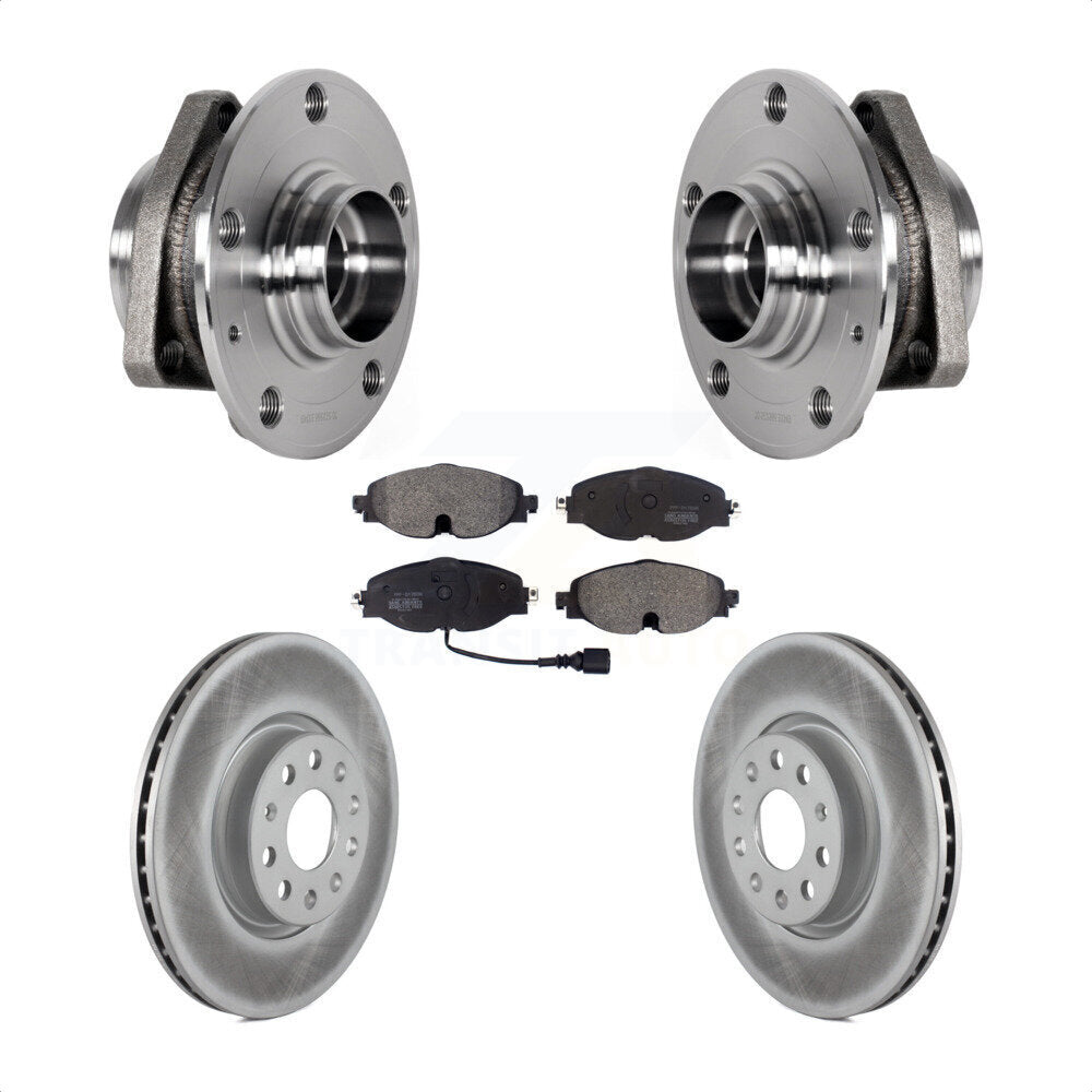 Kit de plaquettes de Rotor de frein, ensemble de roulements de moyeu avant, pour Audi A3 Sportback e-tro