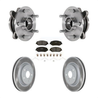 Kit de plaquettes de Rotor de frein enduit de roulement de moyeu avant, pour Toyota Camry Lexus ES250 Avalo