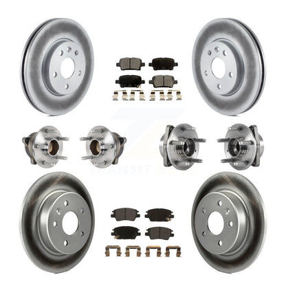 Kit de plaquettes de rotor de frein, roulement de moyeu avant et arrière (10 pièces) pour Chevrolet Cruze Vol