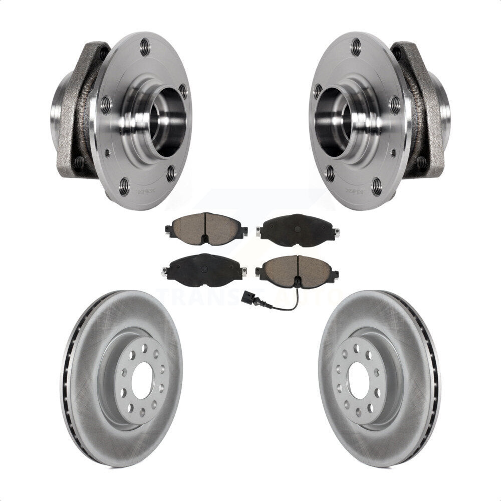 Kit de plaquettes de Rotor de frein, ensemble de roulements de moyeu avant, pour Audi A3 Sportback e-tro