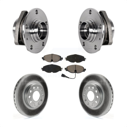 Ensemble de roulement de moyeu avant, Kit de plaquettes de Rotor de frein à disque revêtu pour Audi A3 2016 2.0