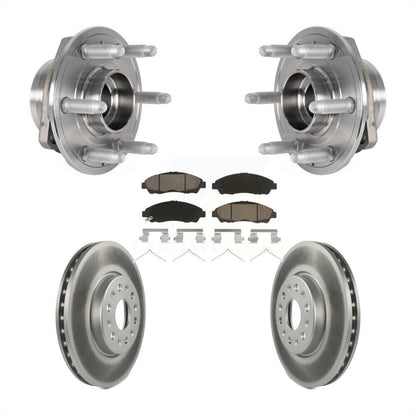 Kit de Rotor et de plaquettes de frein revêtus de roulement de moyeu avant, pour Chevrolet Traverse GMC Acadi