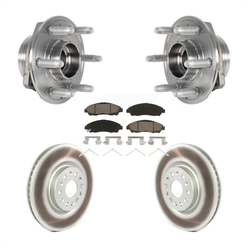 Kit de plaquettes de Rotor de frein enduites de roulement de moyeu avant, pour Cadillac XT5 Buick autoclave XT