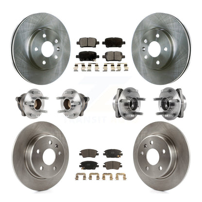 Kit de plaquettes de Rotor de frein, roulement de moyeu avant et arrière (10 pièces) pour Chevrolet Cruze Volt Bol