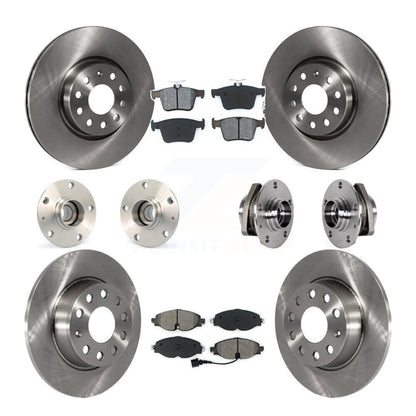 Kit de rotors et plaquettes de frein avec roulement de moyeu avant et arrière (10 pièces) pour Audi A3 Sportback e-tro