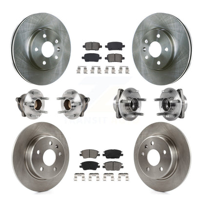 Kit de plaquettes de Rotor de frein, roulement de moyeu avant et arrière (10 pièces) pour Chevrolet Cruze Volt Bol