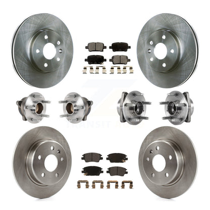 Kit de plaquettes de Rotor de frein, roulement de moyeu avant et arrière (10 pièces) pour Chevrolet Cruze Volt Bol