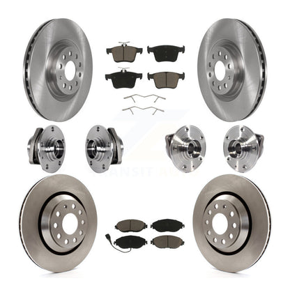 Kit de plaquettes de rotor de frein, roulement de moyeu avant et arrière (10 pièces), pour Volkswagen Golf R Audi S