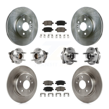 Kit de plaquettes de Rotor de frein, roulement de moyeu avant et arrière (10 pièces) pour Chevrolet Cruze Volt Bol