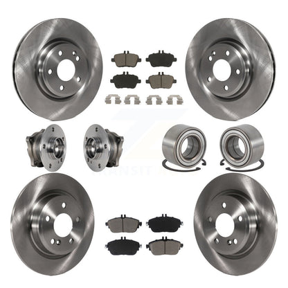 Kit de Rotor et de plaquettes de frein, roulement de moyeu avant et arrière (10 pièces) pour Mercedes-Benz GLA250 AW