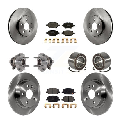Kit de plaquettes de Rotor de frein, roulement de moyeu avant et arrière (10 pièces) pour Buick Encore Chevrolet FW