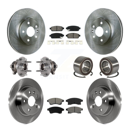 Kit de plaquettes de rotor de frein, roulement de moyeu avant et arrière (10 pièces) pour Chevrolet Soni 2016 – 2017