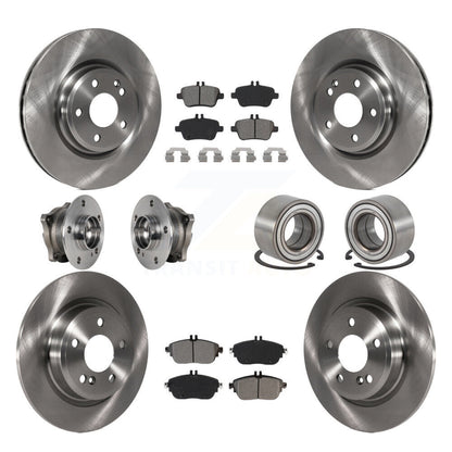 Kit de Rotor et de plaquettes de frein, roulement de moyeu avant et arrière (10 pièces) pour Mercedes-Benz GLA250 AW